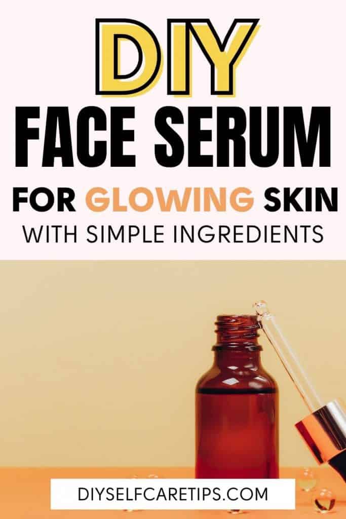 Easy homemade face serum recipe for glowing skin. Follow this simple and effective natural diy homemade face serum for glowing skin at home. Try out this face serum at home. Diy face serum recipe. Diy skin care tips.
