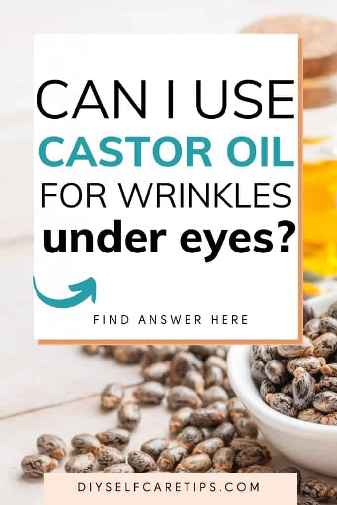 Can I use castor oil for wrinkles under eyes? Click to find brief answer. Castor oil for wrinkles.