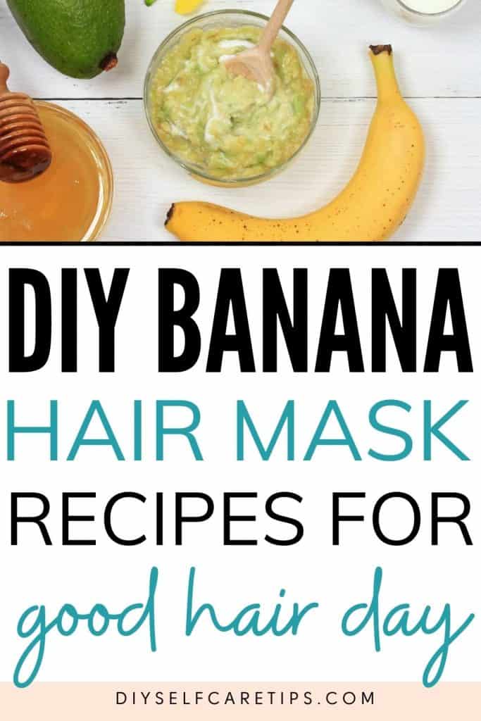 DIY banana hair mask recipes for hair growth and soft hairs. Want a good hair day? Apply these banana hair mask recipe to get nourished hairs. DIY hair mask recipes.