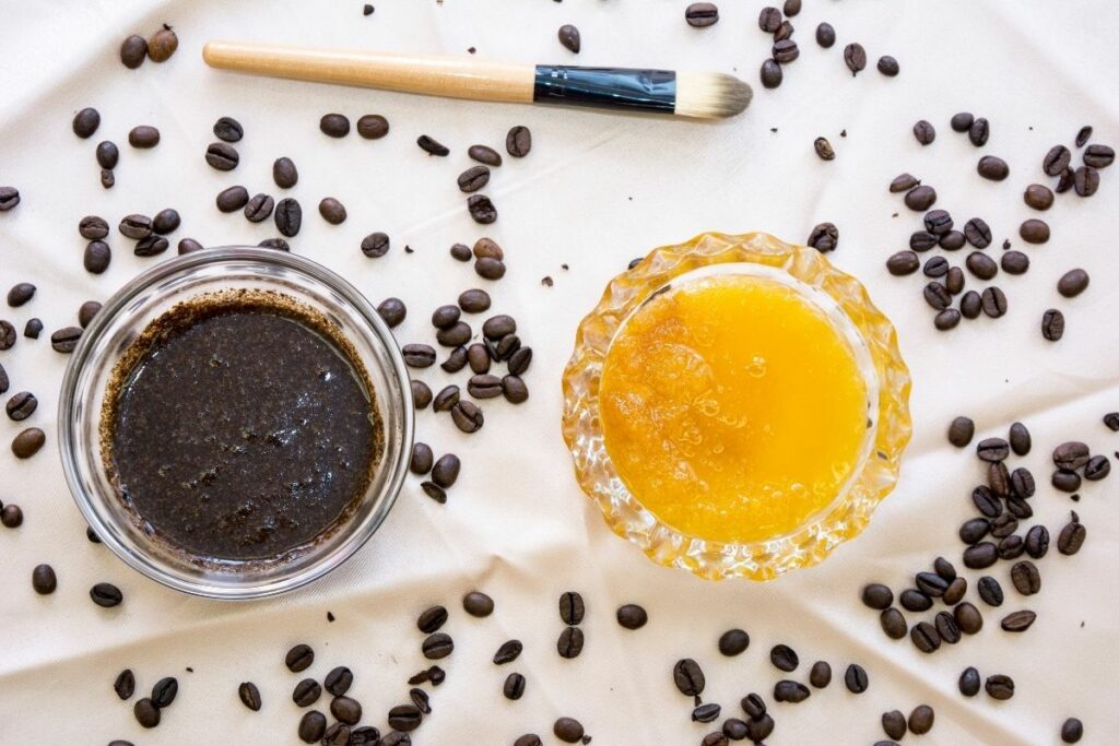 coffee and honey scrub ingredients