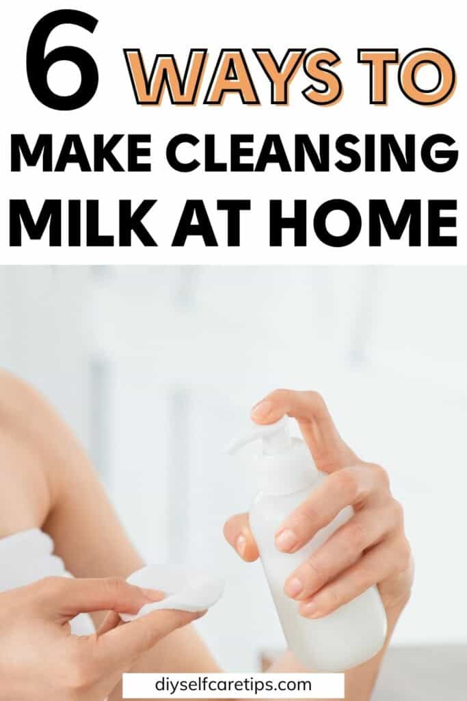 Diy cleansing milk recipe. Do you wonder if you can make face cleansing milk at home? Here are 6 ways to diy cleansing milk at home.